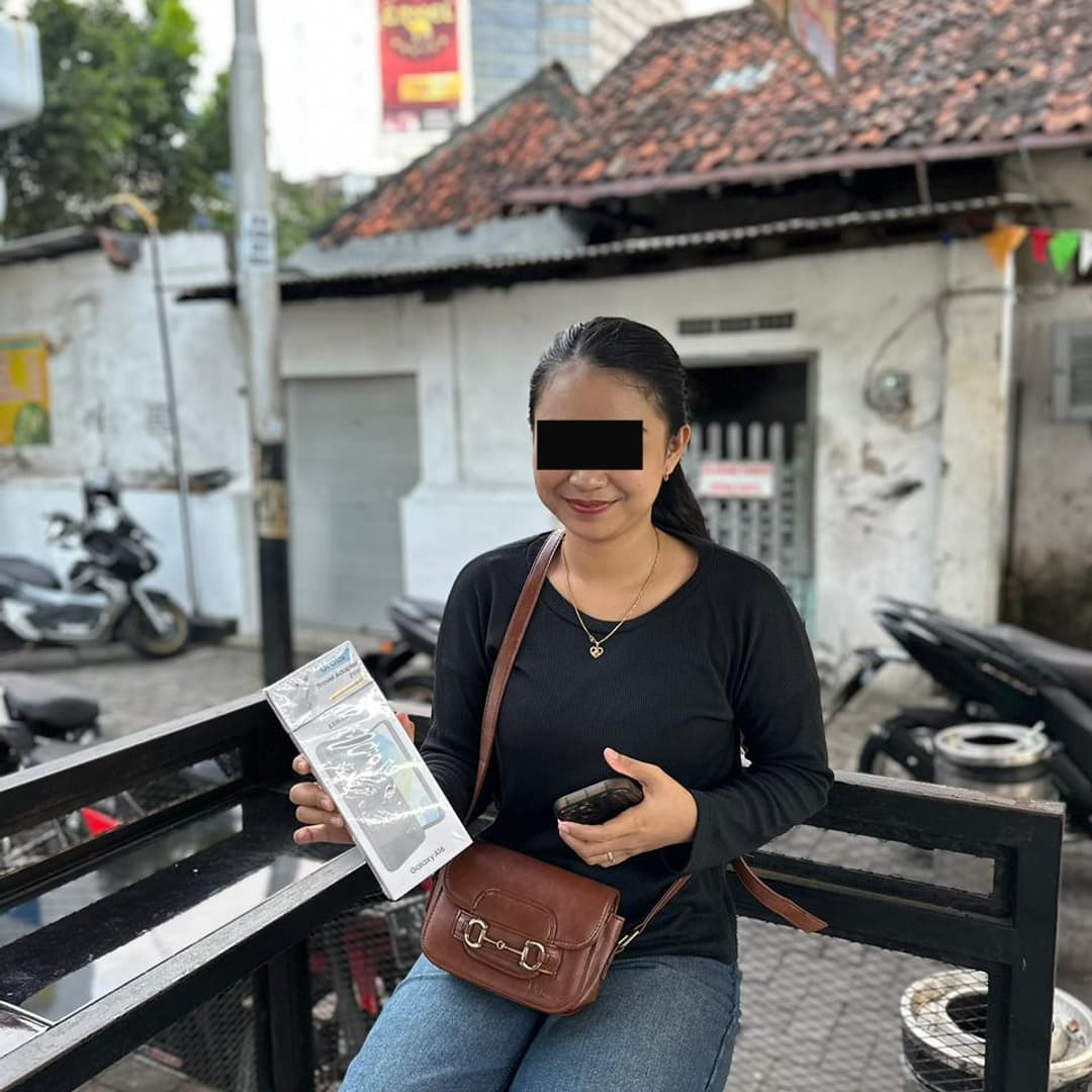 Foto pembeli Pembeli Arah Ponsel